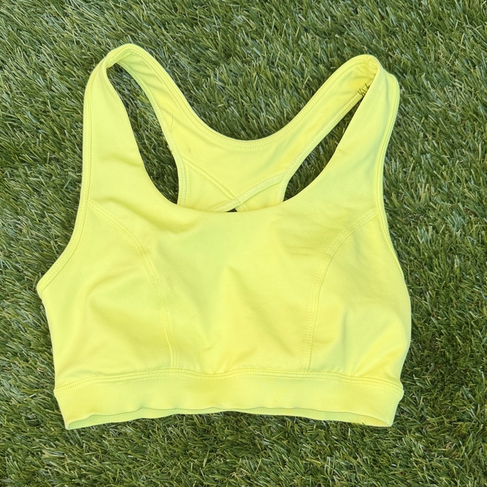Women's XSmall Yellow Sports Bra